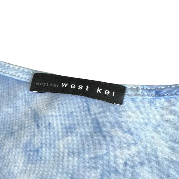 West Kei Blue Tie Dye Tank Maxi Dress Small - Picture 11 of 14
